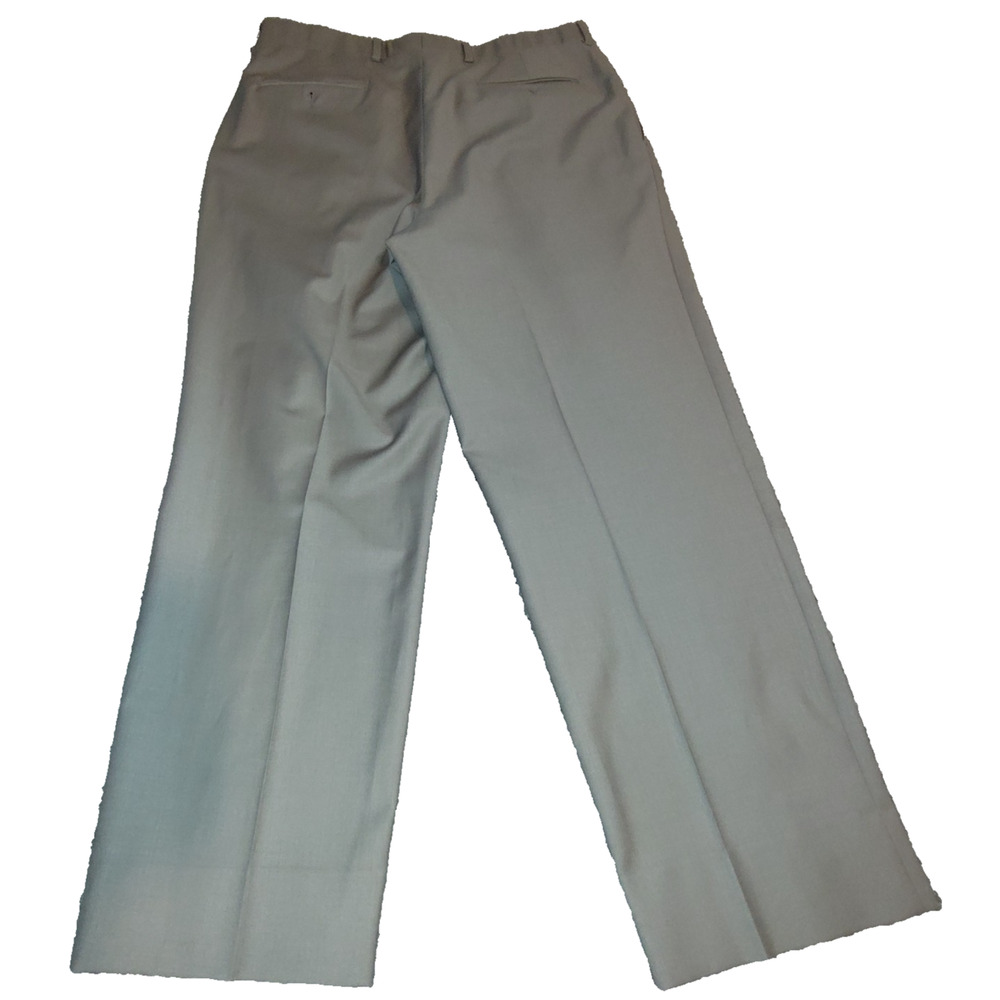 Cremeux Men’s Brown Flat Front Business Casual Slacks Dress Pants Size 35 BG14 - Picture 2 of 4